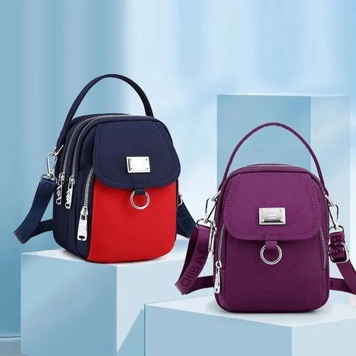Waterproof Women's Crossbody Bag-Black