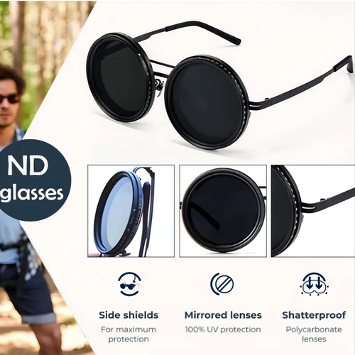 Sunglasses with adjustable color depth