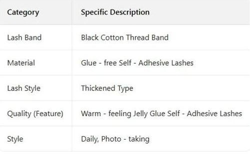 Glue-free self-adhesive reusable full-strip false eyelashes, waterproof and natural-looking 3-second application makeup tool