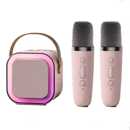 Wholesale Fashion K12 Kid Toy Sound Bar Mini Portable Out Door KTV Home Party BT Karaoke Player Wireless Speaker with Microphone