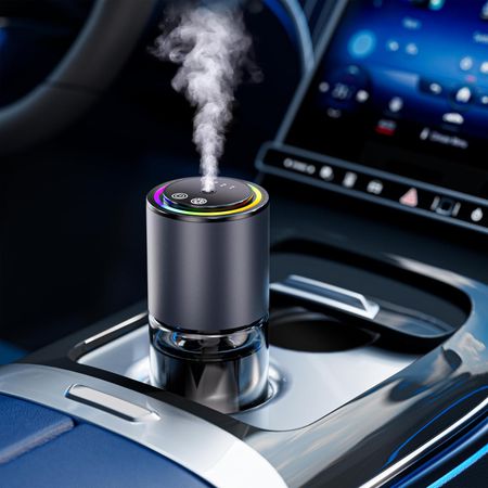Smart Car Air Freshener with RGB Light  150ml Diffuser Auto On-Off  3 Modes