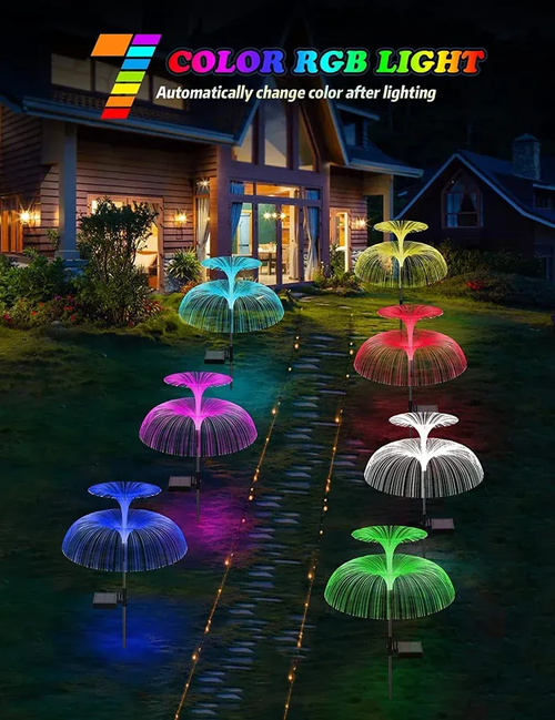 🌈 Colors Changing Jellyfish Lights🎄🔥⏰✨🚀50% time limit🚀 Ghana cash on delivery⏰（Buy 1 set, get 1 set free）