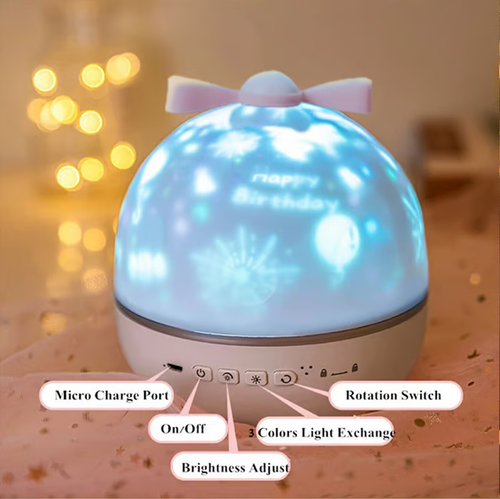 💟LED Night Light Galaxy Projector