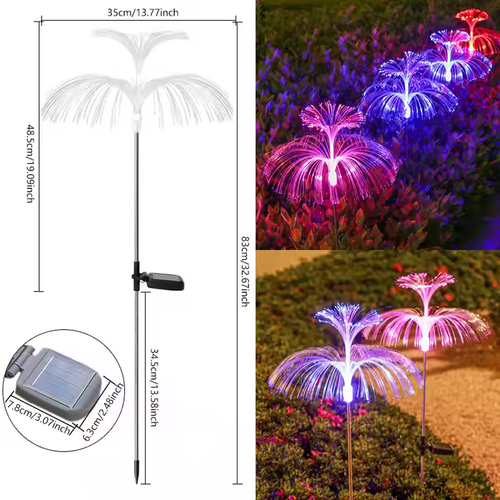 🎄 Solar Garden Variable Jellyfish Lights 🎄