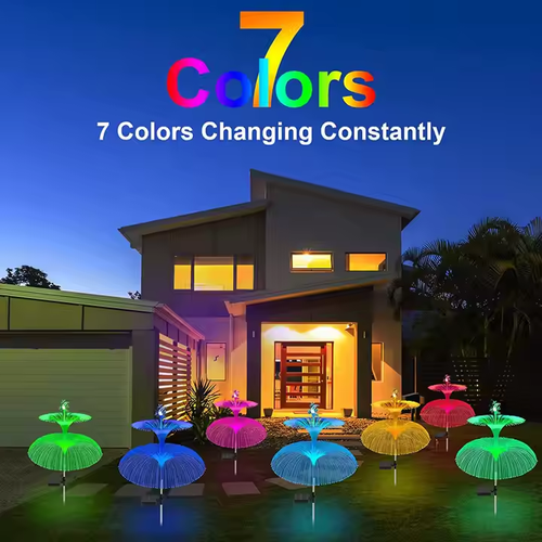 🎄 Solar Garden Variable Jellyfish Lights 🎄