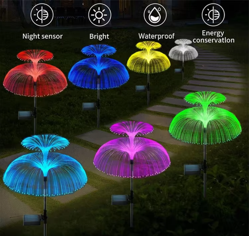 🎄 Solar Garden Variable Jellyfish Lights 🎄