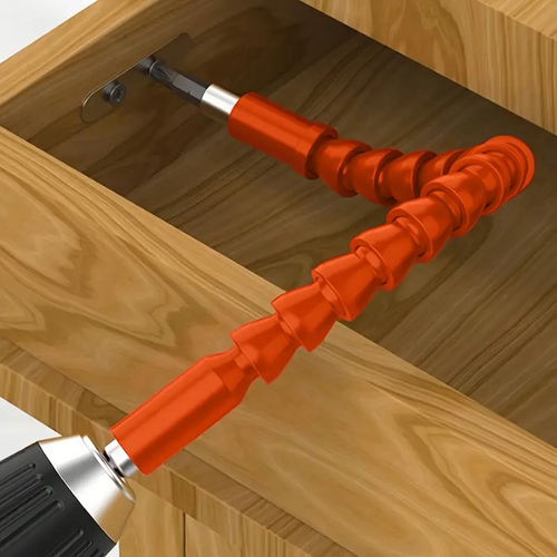 ⭐Electric drill universal flexible shaft, electric screwdriver bit extension frame, multi-function flexible bit support