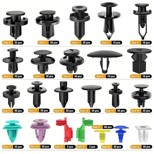 🔥 Promotion on Sale 🔥 Auto Fastener set snap, suitable for all kinds of auto mudguards, door panels, dashboard parts, with removal tools