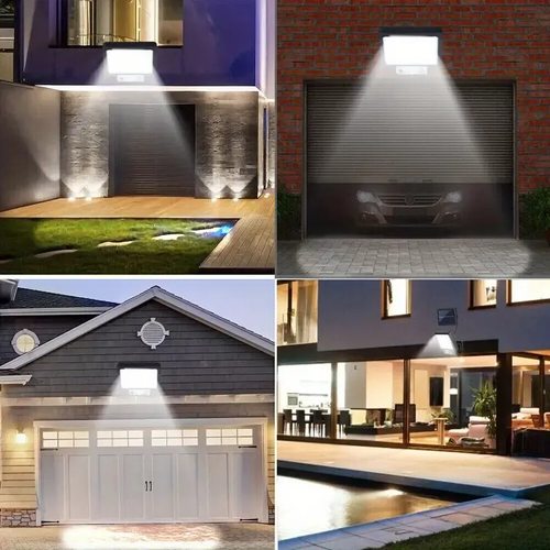 💡Solar Street Light,  Motion Sensor Wall Light, 3 Lighting Modes Waterproof 117COB Wall Lamp, Outdoor Garden Security Flood Lamp For Outdoor Garden Yard