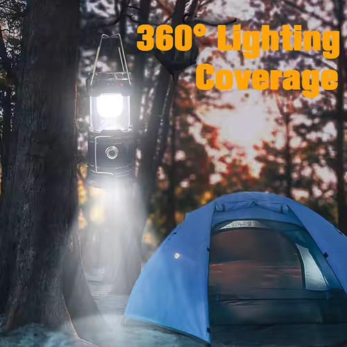 🔦Portable solar multifunctional waterproof camping light