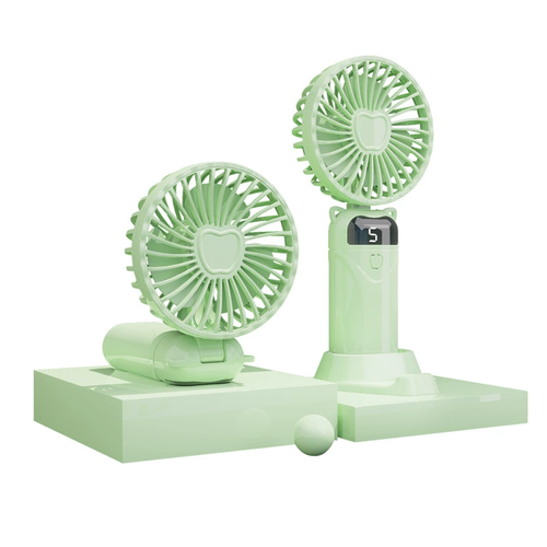 🌀Handheld fan Mini portable folding fan Digital display usb charging small fan