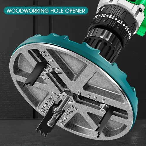 🔥HOT SALE 49% OFF🔥Adjustable Hole Saw Diameter 45mm-130mm Woodworking Cutting Tools Hole Opener