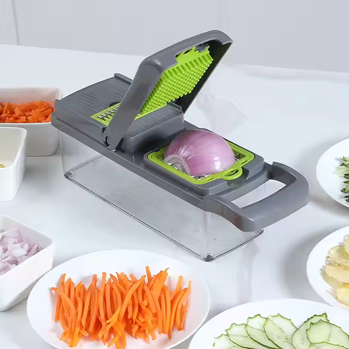 ⭐Kitchen Accessories 14 in 1 Food Cutter Veggie Onion Chopper Mandoline Slicer Multifunctional Vegetable Cutter