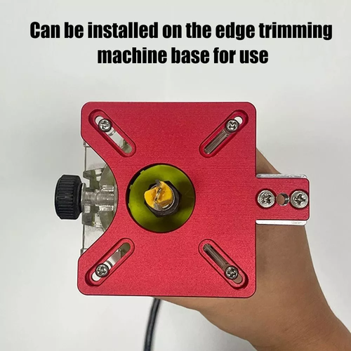 ⭐Aluminum alloy woodworking circular mill for trimming edge milling circular positioning ruler circular hole slot positioner with back-up tool