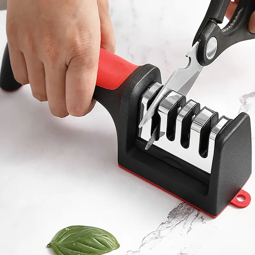 ⭐1pc multi-functional four-stage knife sharpener kit Kitchen knife accessories, grinding, polishing blades, kitchen knives professional knife sharpener tools