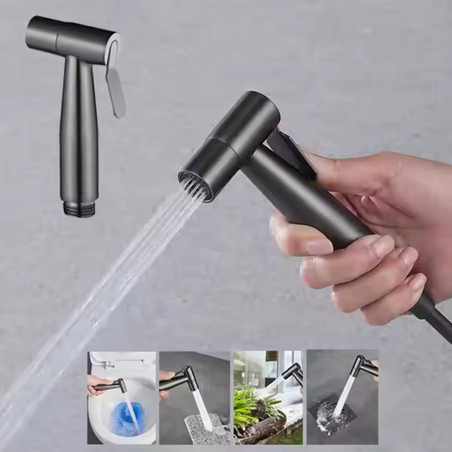 ⭐304 stainless steel toilet bidet sprayer Handheld wash from bathroom cleaning gun combination