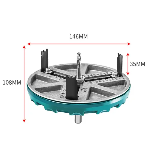 🔥HOT SALE 49% OFF🔥Adjustable Hole Saw Diameter 45mm-130mm Woodworking Cutting Tools Hole Opener