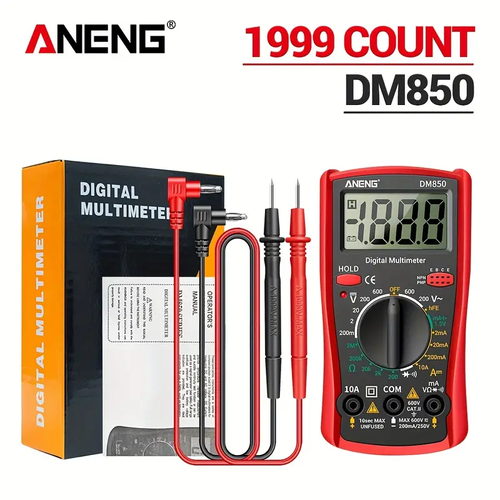 ⭐Automatic Pro Digital multimeter 1999 Counting automatic AC DC voltage tester Ohm current ammeter detector tool
