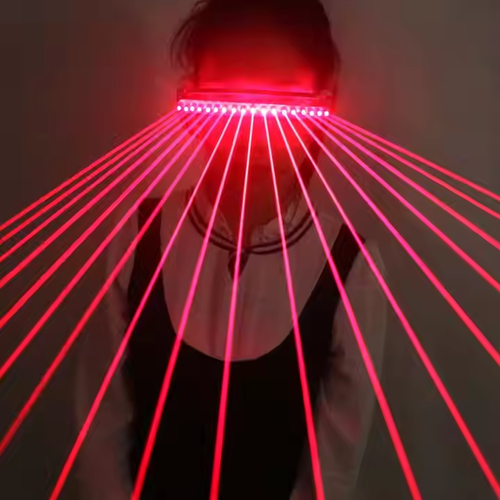 ⭐Hot Selling 650nm Red Laser Luminescent Glasses 18pcs Laser Influx of People Necessary Stage Flashing Glasses