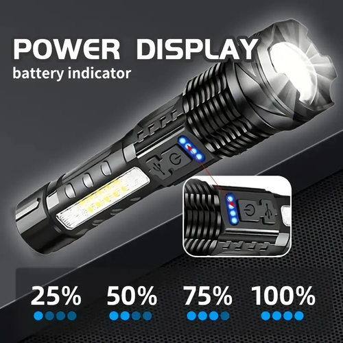 ⭐Super powerful rechargeable LED flashlight Floodlight  portable