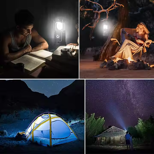 🔦Portable solar multifunctional waterproof camping light