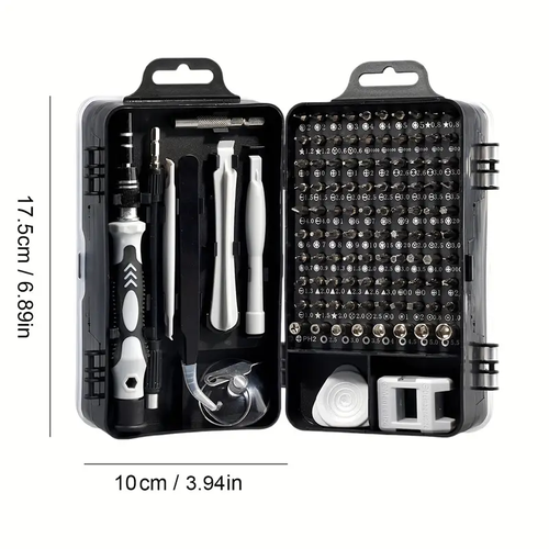 ⭐Screwdriver set 115 in 1 multi-function precision screwdriver watch phone Service tool