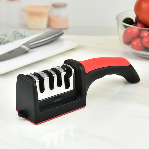 ⭐1pc multi-functional four-stage knife sharpener kit Kitchen knife accessories, grinding, polishing blades, kitchen knives professional knife sharpener tools