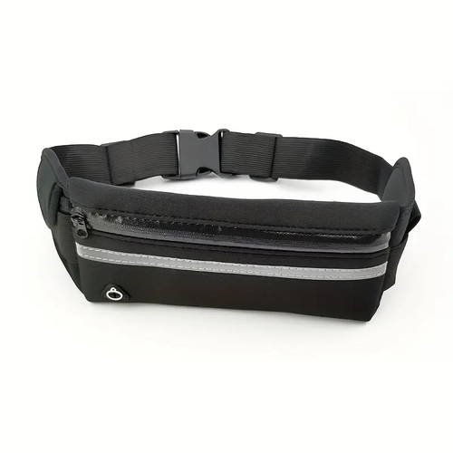 ⭐Running waist pack with mobile phone pocket, unisex sports waist pack, suitable for running and outdoor activities