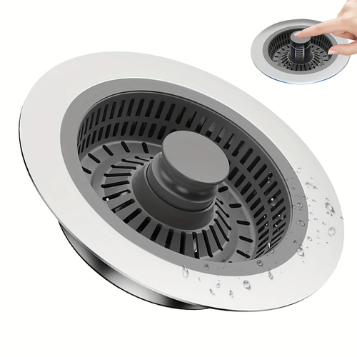 ⭐3 in 1 stainless steel kitchen sink filter