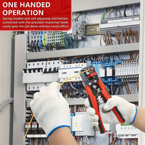 ⭐Wire stripper for electricians Plucking wire and cutting wire stripping domestic pickling network cable pliers Cutting wire automatic cable stripping pliers