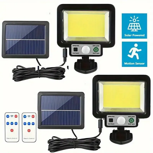 💡Solar Street Light,  Motion Sensor Wall Light, 3 Lighting Modes Waterproof 117COB Wall Lamp, Outdoor Garden Security Flood Lamp For Outdoor Garden Yard