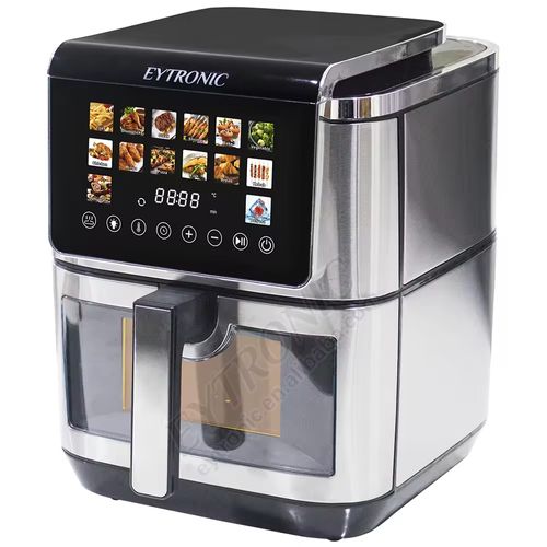 🔥2026 New Model Air Fryer: 8-Liter Large Capacity with LED Touch-Control Air Fryer with Transparent Viewing Window