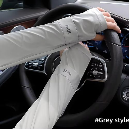 🔥Men's and Women's Sun Protection Sleeves: Loose-Fitting, Breathable, Lightweight, Plus Size, for Outdoor Cycling and Driving, UV Protection, Cool-Touch Fabric