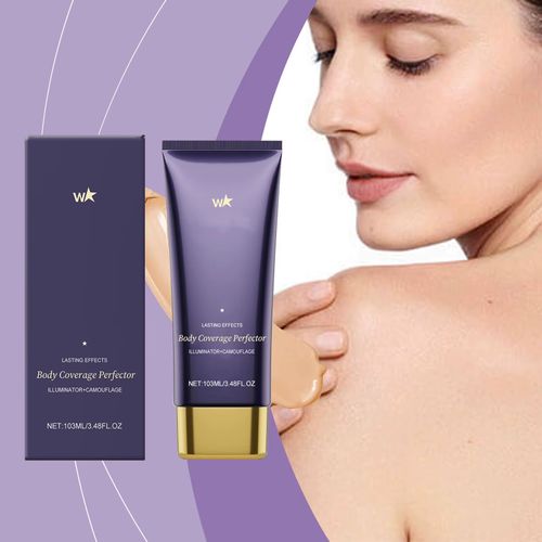 🔥Waterproof Body Coverage Perfector, Natural Illuminating & Camouflage Foundation, 103ml, Smudge-Proof Body Makeup