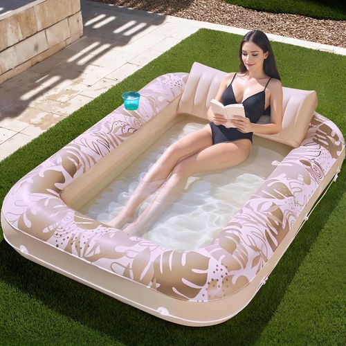 🔥Inflatable Sun Lounger, Inflatable Water Bed