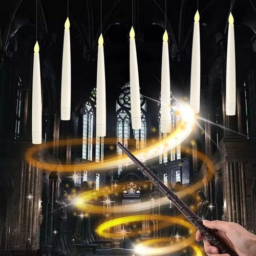 🪄🕯️Wave The Wand. Watch 12 Candles Float. (12 candles + a magic wand)