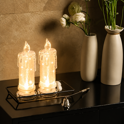 Warm LED Candle Lamp for Romantic Home Decor in Kenya