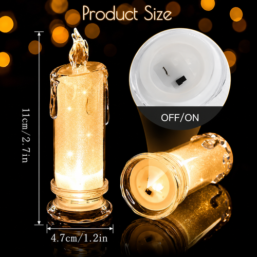 Warm LED Candle Lamp for Romantic Home Decor in Kenya