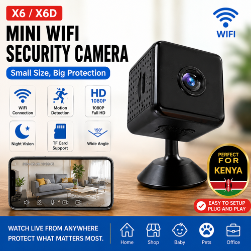 🔥HOT SALE🔥 COD！X1 WiFi Camera — 1080p Night Vision Security Camera for Smart Home Use.Nairobi stock ships within 48H, delivered within 3days