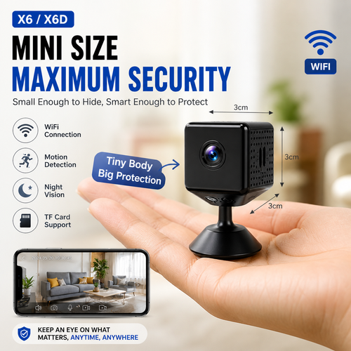 🔥HOT SALE🔥 COD！X1 WiFi Camera — 1080p Night Vision Security Camera for Smart Home Use.Nairobi stock ships within 48H, delivered within 3days