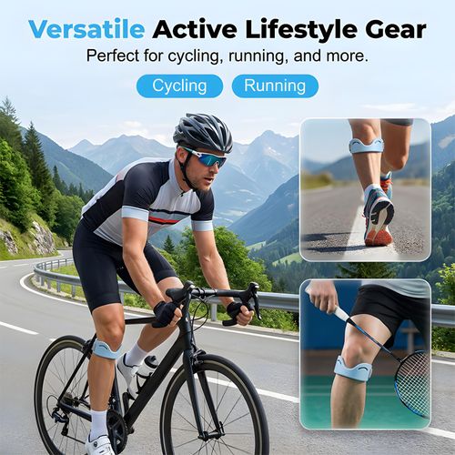 1PC Silicone Patellar Knee Pad Patellar Ring Knee Stabilizer Silicone Patellar Tendon Support Strap for Basketball Running Daily Use