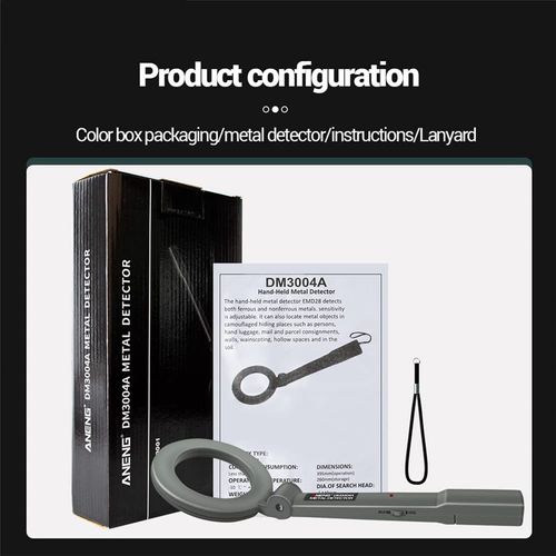 Metal Detector Handheld Alarm High Sensitivity Metal Scanner Security Checker Pinpointer Search Coil Metal Detect Tool