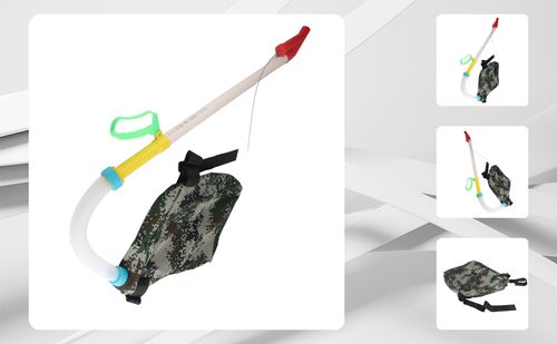 Fertilizer Applicator, Manual Fertilizer Spreader, Portable Corn Soybean Planter with Bag & Shoulder Strap Adjustable for Farm Corn Vegetables Fruit Trees