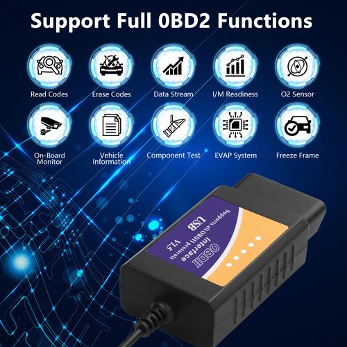 🔥Hot Seller🔥 COD！  Car Diagnostic Tool ELM327 OBD2 for iOS and Android with Wi-Fi, V1.5