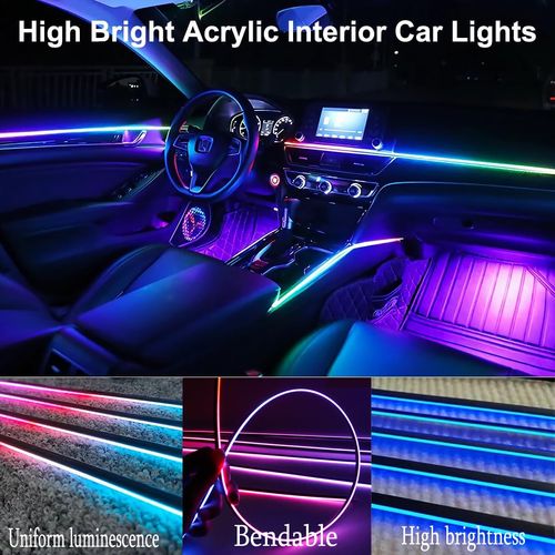 🔥Hot Seller🔥 COD！	 Car Ambient Lighting, In-Car USB Charging, Multicoloured LED Decorative Lights, Disco and Christmas Party Atmosphere Lights, Stage Lights
