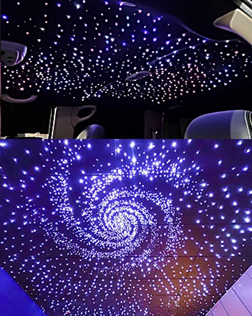 🔥Hot Seller🔥 COD！Car Ambient Lighting, In-Car USB Charging, Multicolored LED Decorative Lights, Disco Christmas Party Atmosphere Lights, Stage Lights