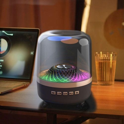 2026 High Quality New Mini Speaker TWS 5.0 Wireless RGB Gradient Light Effect Waterproof Floating Sound Bars Speaker