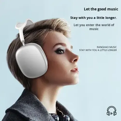 P9 Pro Max Over-Ear Noise-Canceling Wireless Earphones IPX3 Waterproof Type-C Charging LED Battery Indicator for 5.0