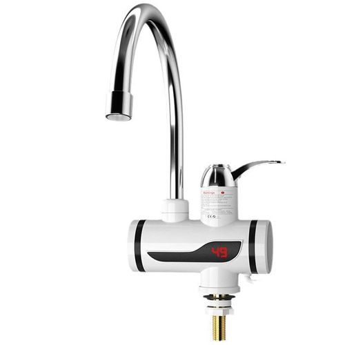 Modern Single-Hole Electric Faucet Wall-Mounted Thermostatic Kitchen Faucet Quick Heating Power Saving Variable Frequency Hotels