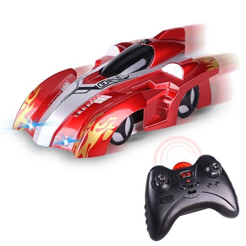 XUEREN WT891 Wall Climbing Car With Led Lights 360 Degree Rotating Stunt Toys Antigravity Machine Wall Car Gift